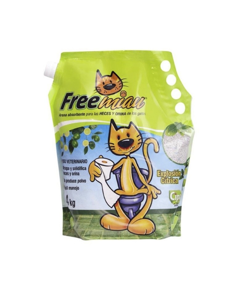 Arena Free Miau Citrica 4 Kg