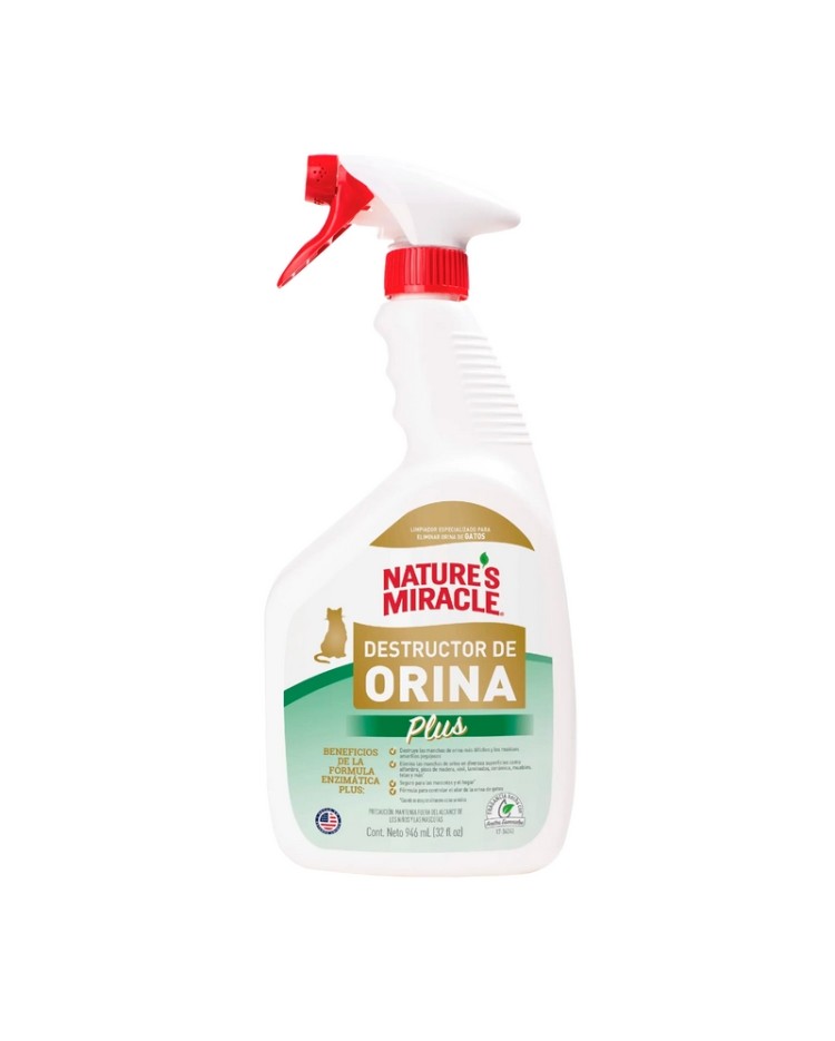 Nature Miracle Gato Destructor De Orines 32 Oz 