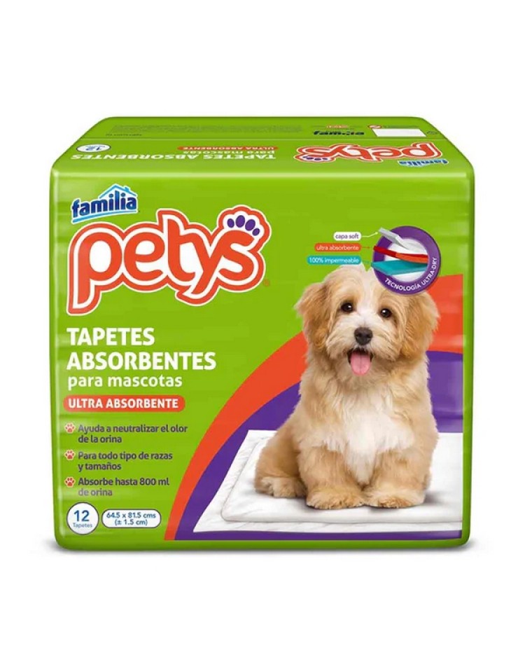 Tapete Petys Peq 12 Unidades 56 X 58