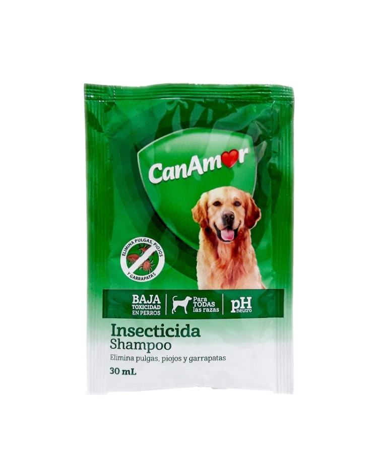 Shampoo Canamor Pouche Insecticida 30 Ml