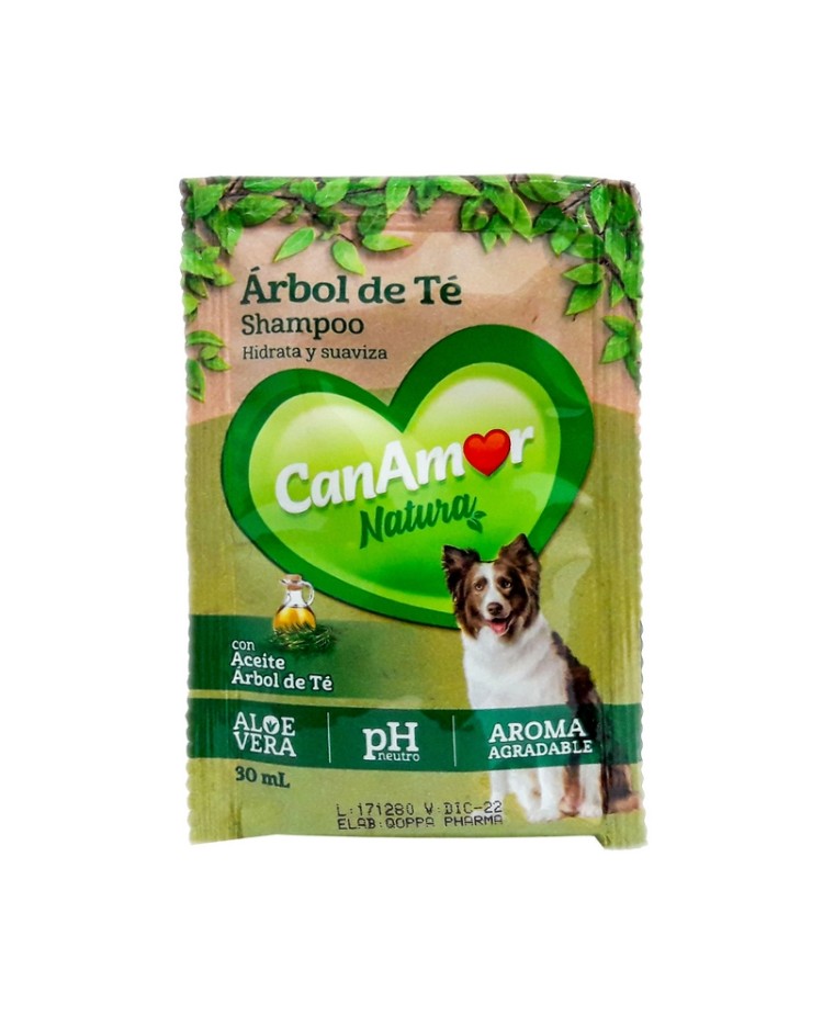 Shampoo Can Amor Pouche Arbol Te 30 Ml