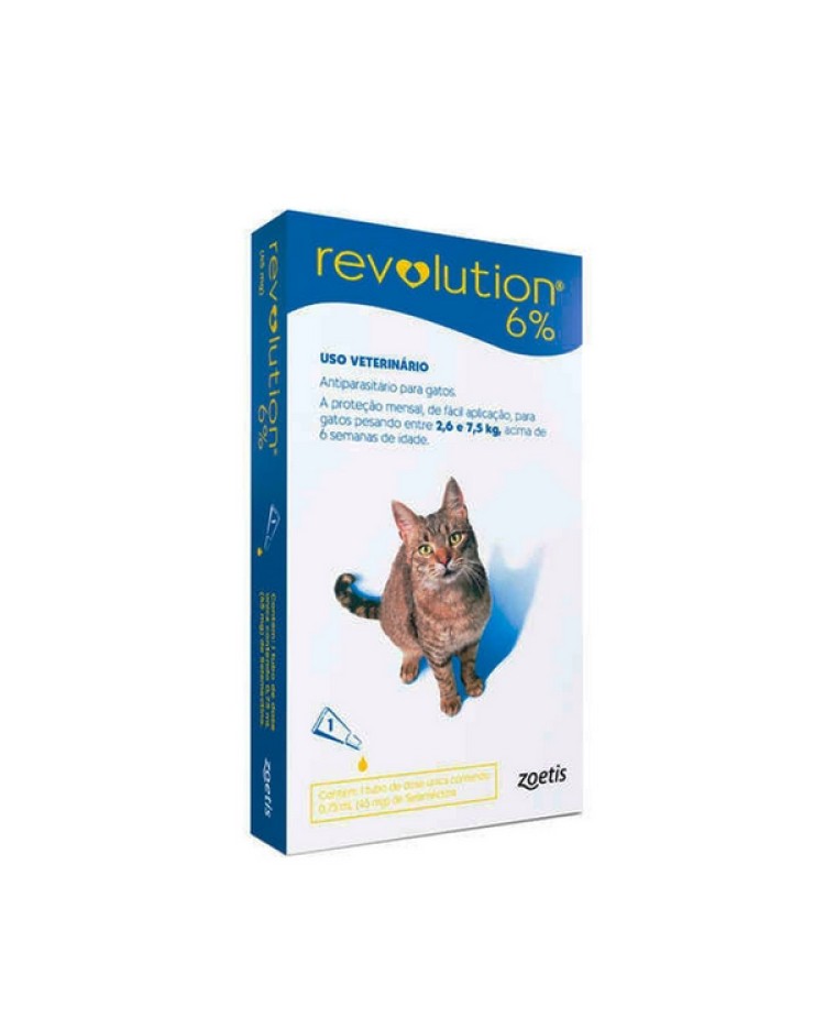 Revolution Gatos Azul 2,6 - 7,5 Kg