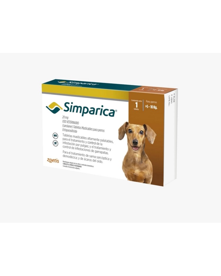 Simparica Cafe 20Mg 5-10Kg