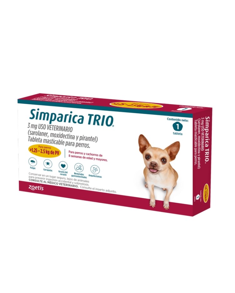 Simparica Trio 2.5-5Kg