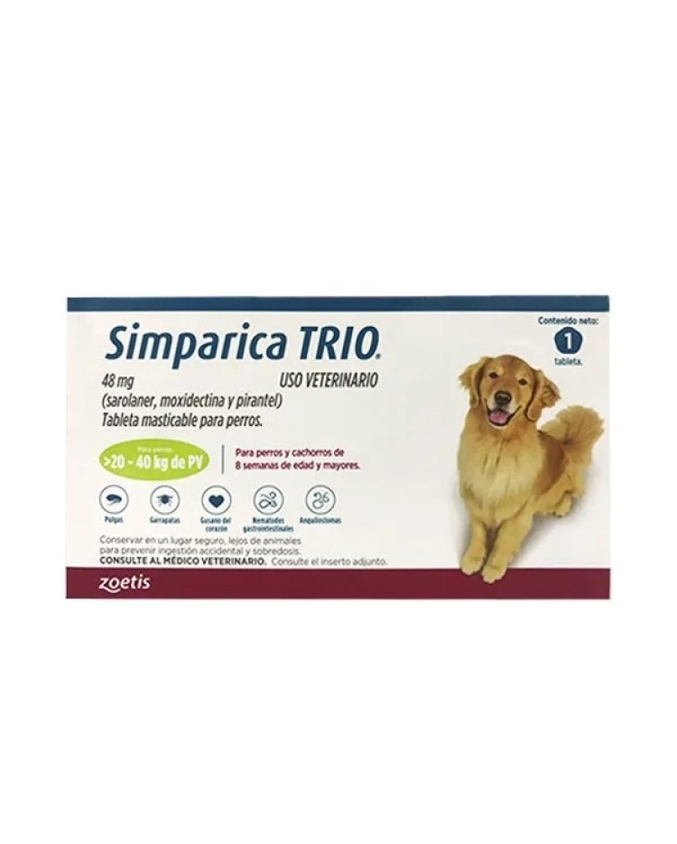 Simparica Trio 20-40Kg