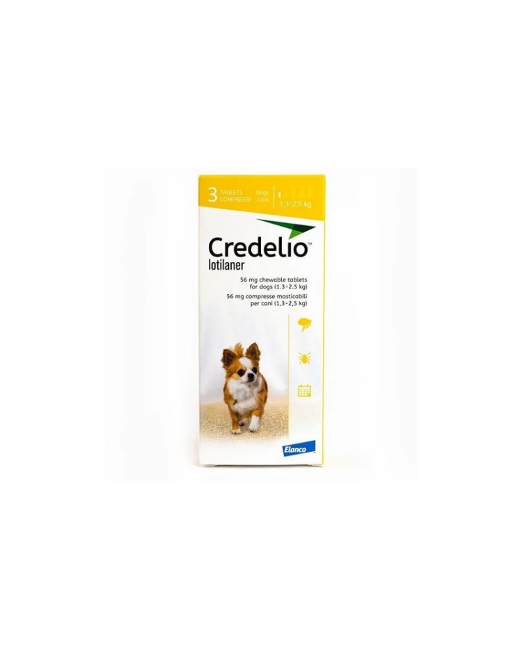 Credelio 1,3 A 2,5 Kg Tableta X 1 Unid