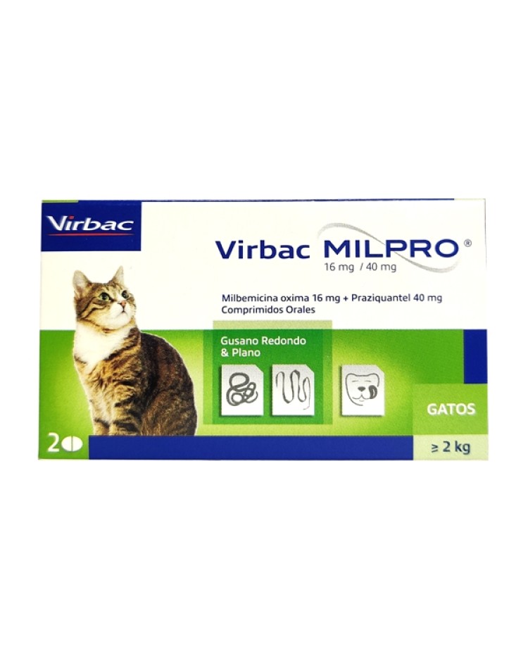 Milpro Gatos Grandes 16 - 40 Mg