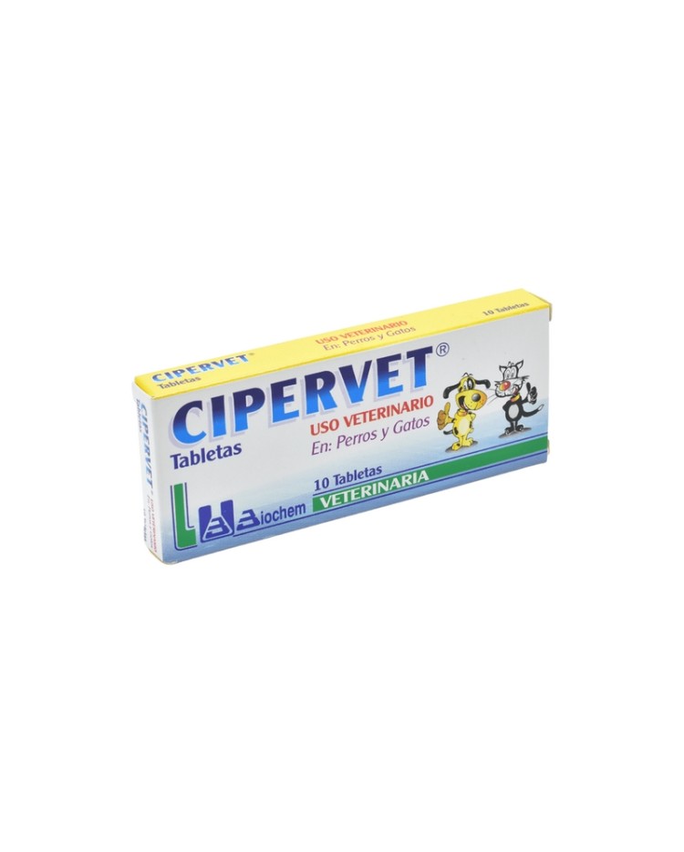 Cipervet Caja 10 Tabletas