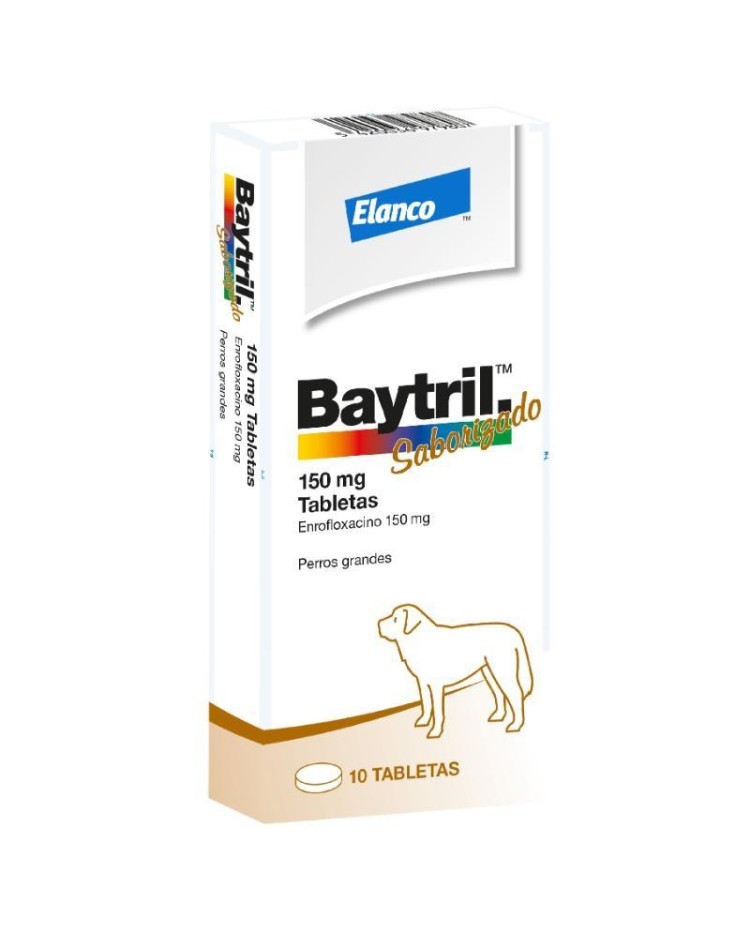 Baytril 150 Mg Tableta X 1 Unid