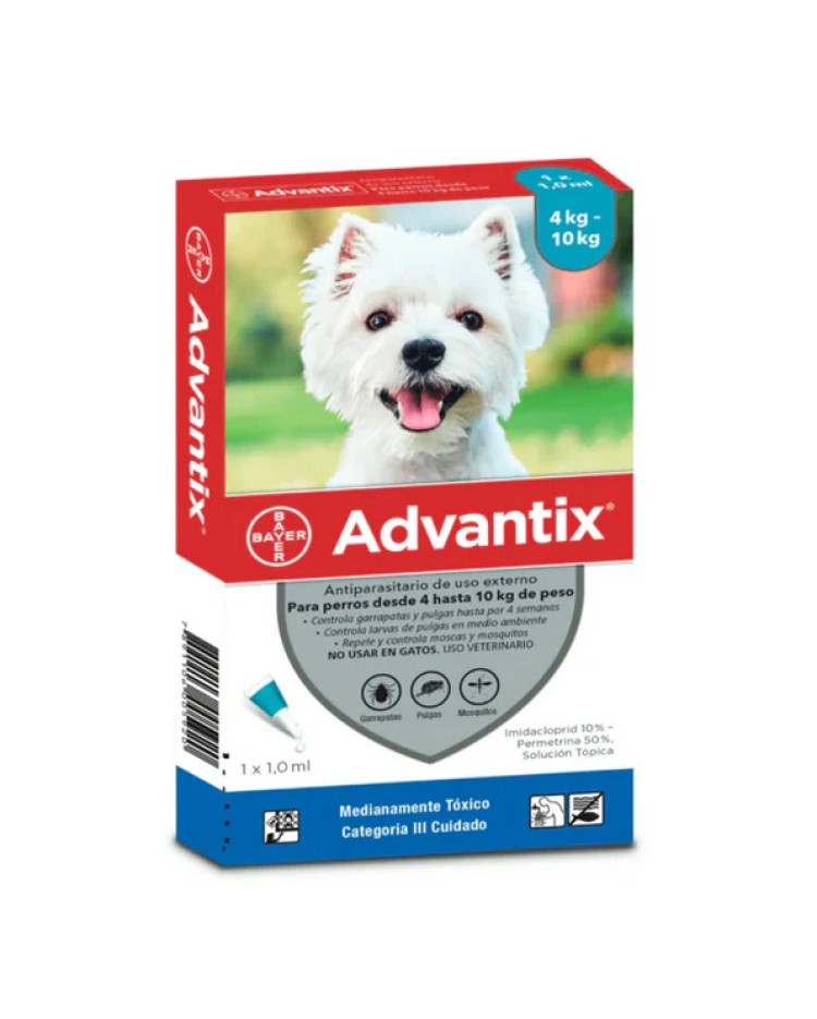 Advantix Perro 4 A 10 Kg