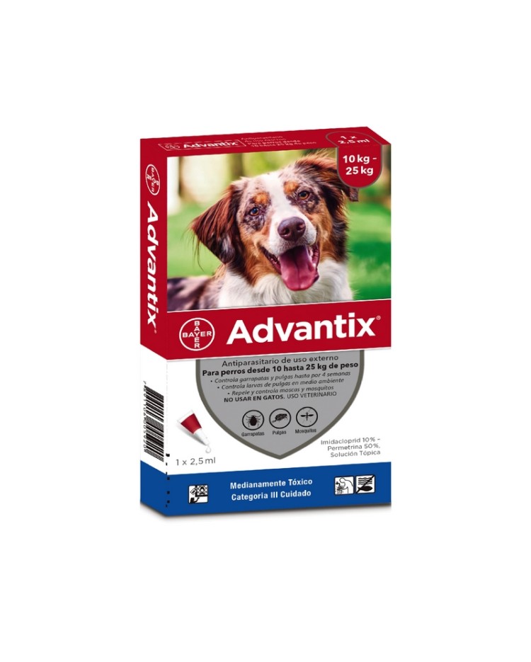 Advantix Perro 10 A 25 Kg